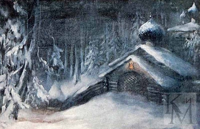 Сочинение по картине: Вильямс - "Эскиз декораций к опере М.И.Глинки Иван Сусанин"